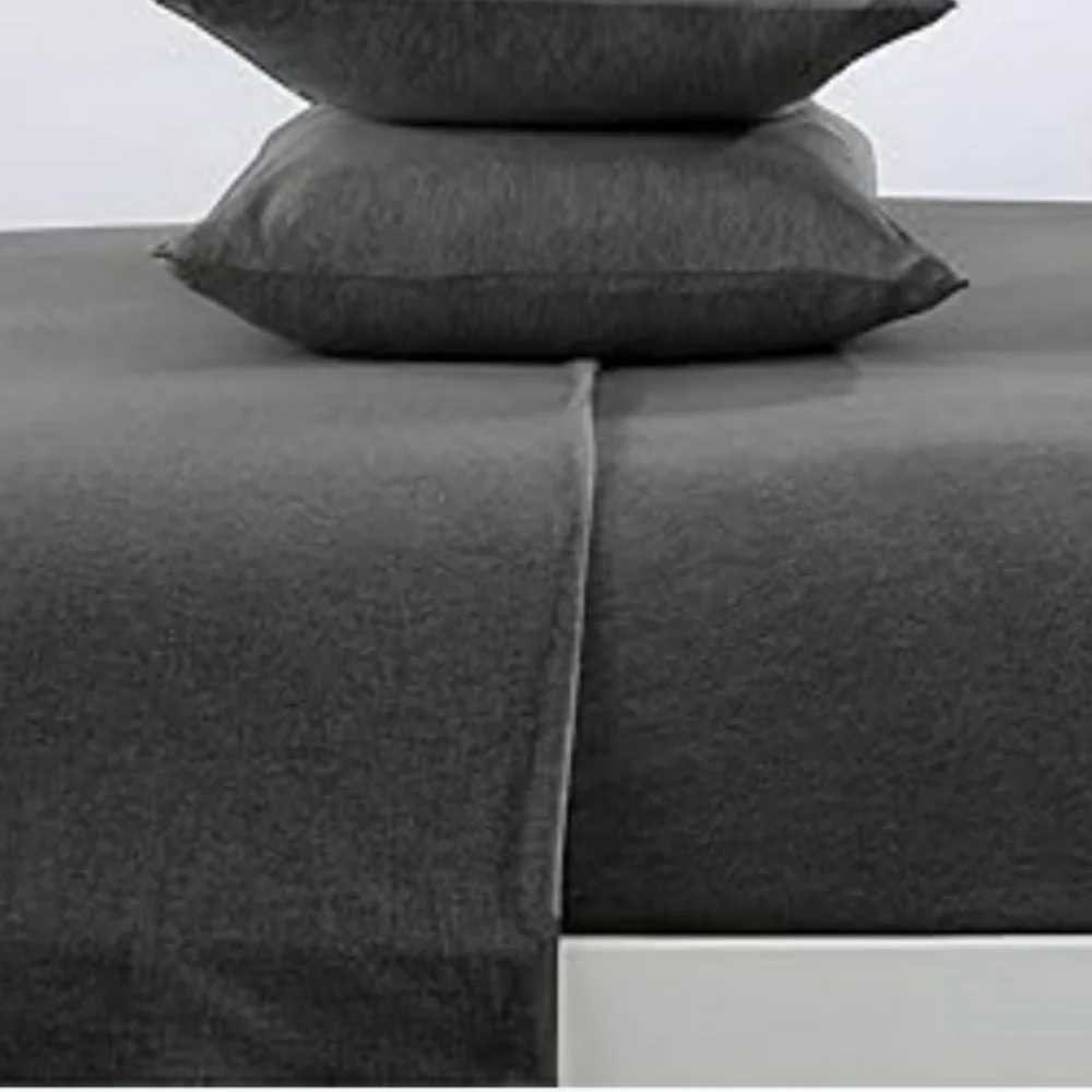 Great Bay Home Nano Fiber Jersey Twin Sheet Fit 3 Pieces Gray 12